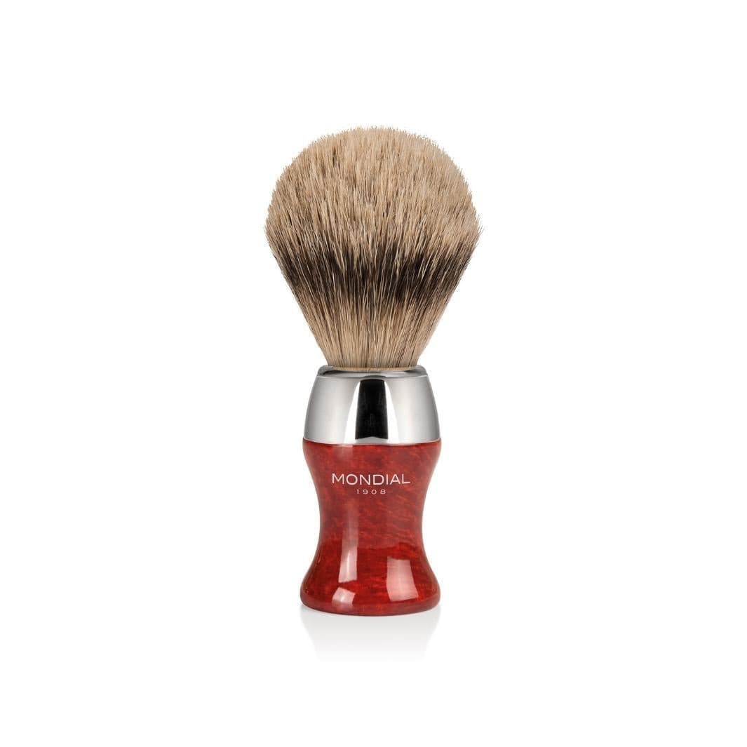 mondial-1908-heritage-set-da-barba-radica-4-pezzi-pennello-super-badger-rasoio-s image 3