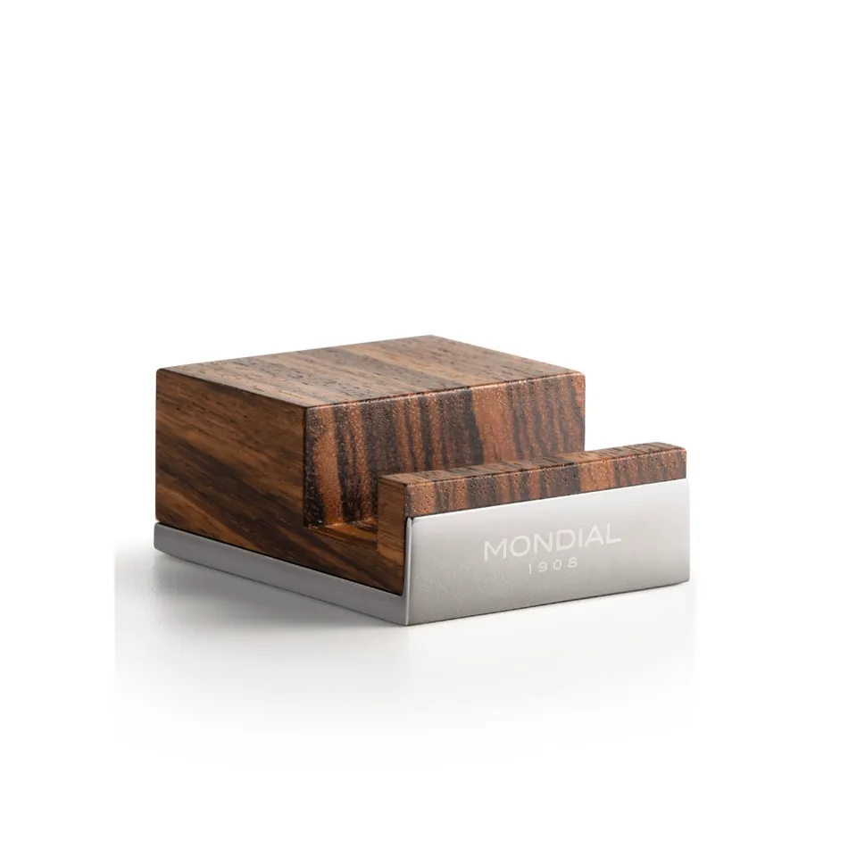 mondial-1908-mythos-stand-per-rasoio-in-legno-zebrano image 1