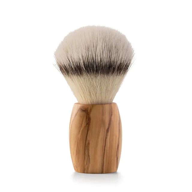 mondial-1908-thor-pennello-da-barba-in-legno-di-ulivo-con-ecosilvertip-sintetico image 1