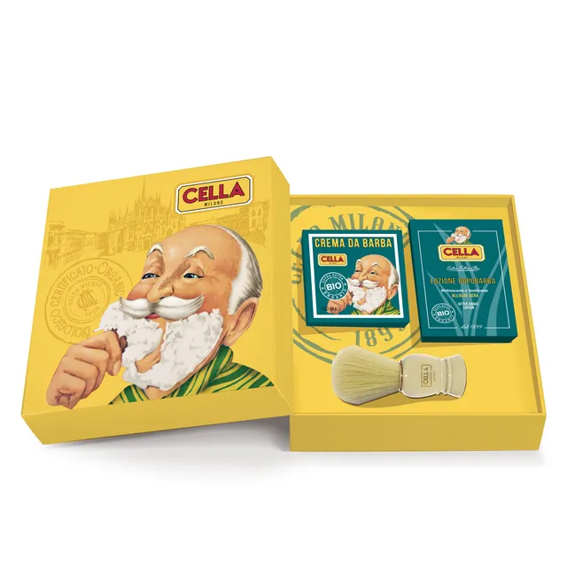 cella-milano-1899-extra-extra-bio-set-rasatura-biologico-crema-150-ml-dopobarba- image 1
