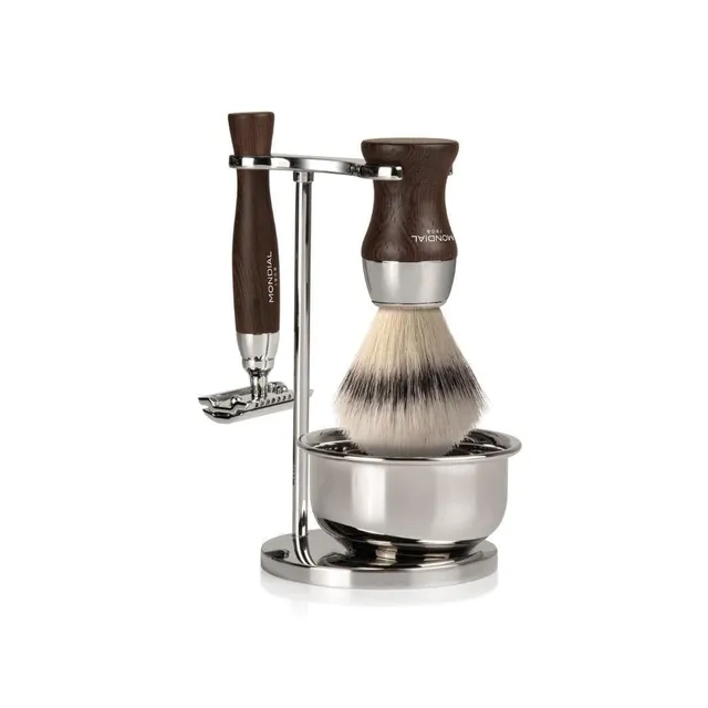 mondial-1908-heritage-set-da-barba-in-weng-con-pennello-super-badger-e-rasoio-di image 1