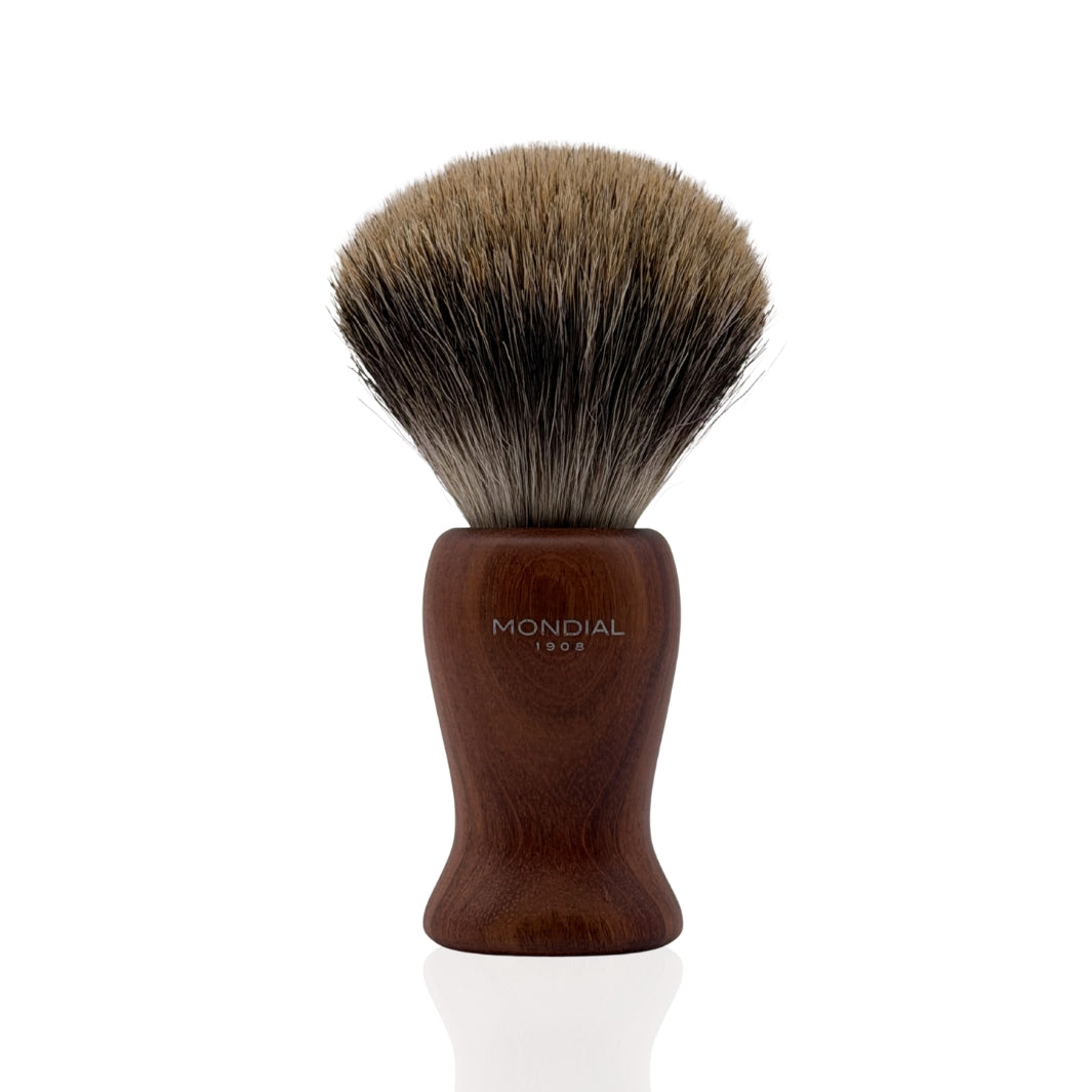 mondial-1908-pennello-da-barba-baylis-l-in-resina-avorio-con-tasso-best-badger image 2