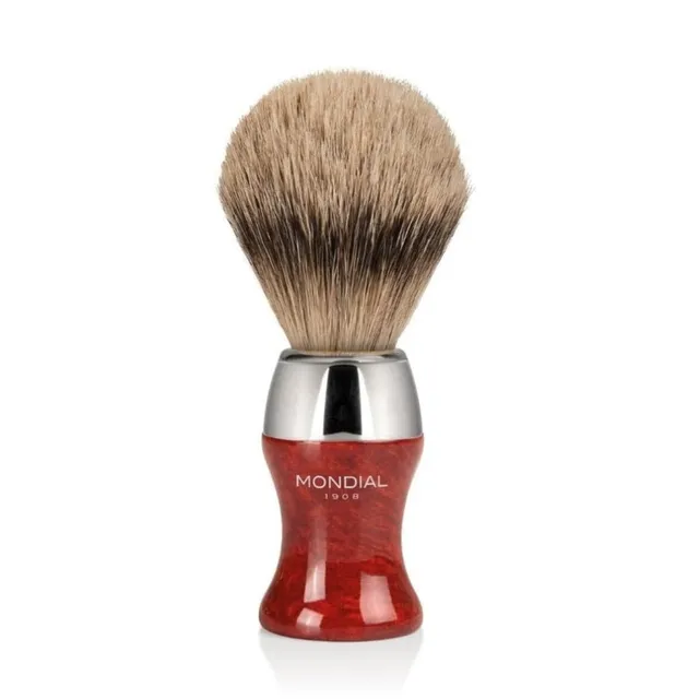 mondial-1908-heritage-pennello-da-barba-in-radica-toscana-super-badger image 1