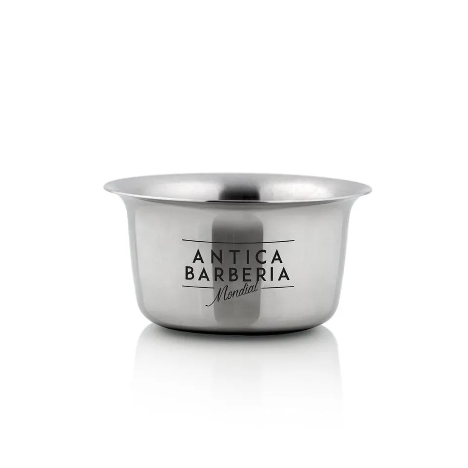 mondial-1908-antica-barberia-ciotola-da-barba-in-acciaio-inox image 1