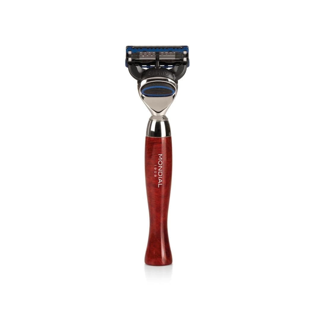 mondial-1908-heritage-set-da-barba-in-radica-pennello-super-badger-rasoio-fusion image 2
