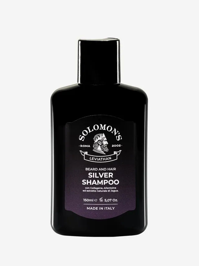 solomon-s-beard-shampoo-barba-e-capelli-silver-leviathan-antigiallo image 1