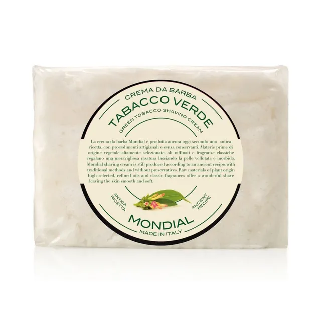 mondial-1908-torta-solida-professionale-crema-da-barba-tabacco-verde-1000-ml image 1