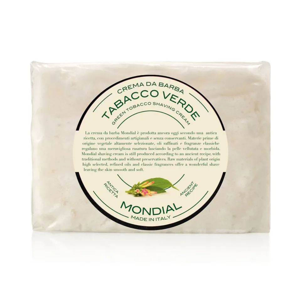 mondial-1908-torta-solida-professionale-crema-da-barba-tabacco-verde-1000-ml image 1