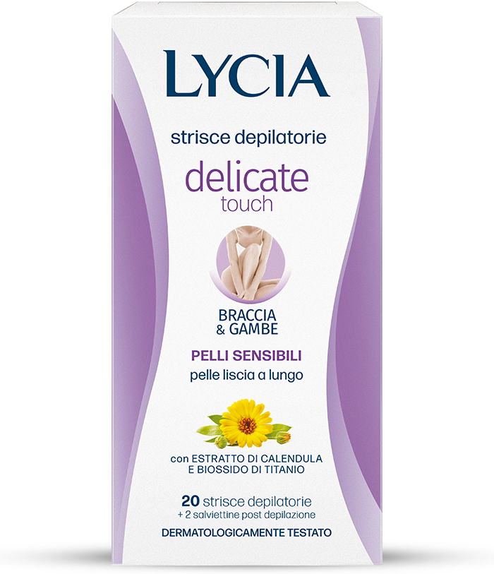 lycia-strisce-depilatorie-delicate-touch-braccia-e-gambe image 1