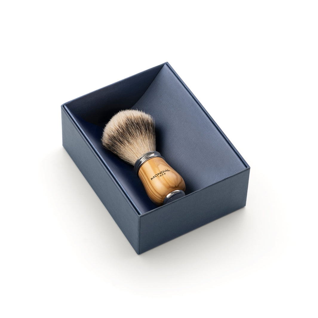 mondial-1908-deluxe-pennello-barba-legno-ulivo-best-badger image 2