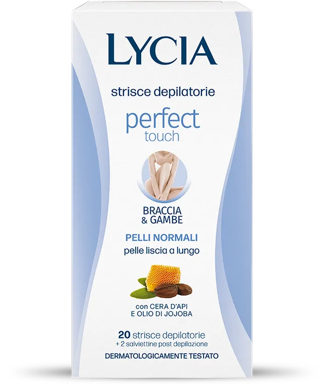 lycia-perfect-touch-strisce-depilatorie-braccia-e-gambe image 1