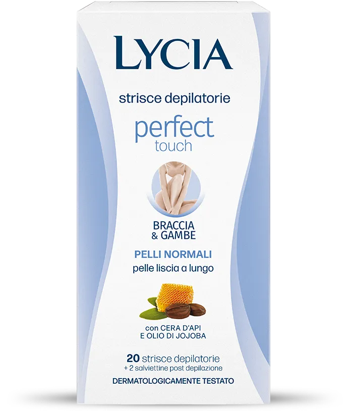 lycia-perfect-touch-strisce-depilatorie-braccia-e-gambe image 1