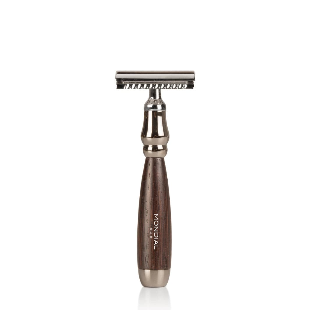 mondial-1908-rasoio-di-sicurezza-prestige-con-manico-in-legno-weng-naturale image 1