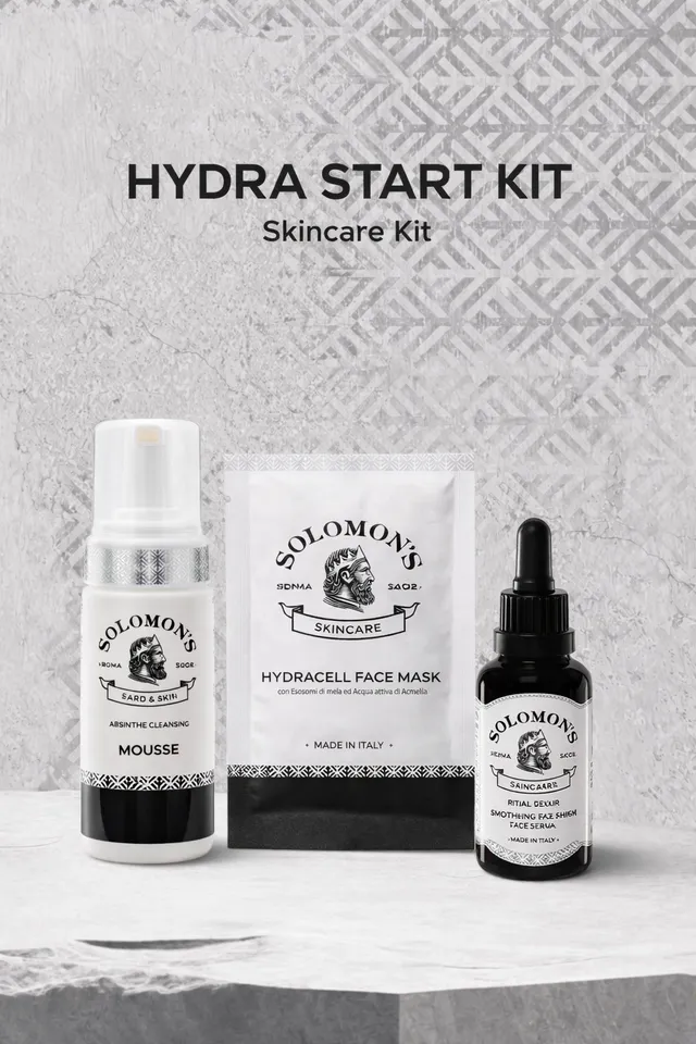 solomon-s-beard-hydra-start-kit-mousse-detergente-idratazione-viso-uomo image 1
