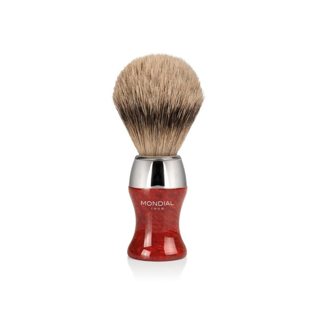 mondial-1908-heritage-set-da-barba-in-radica-pennello-super-badger-rasoio-fusion image 6