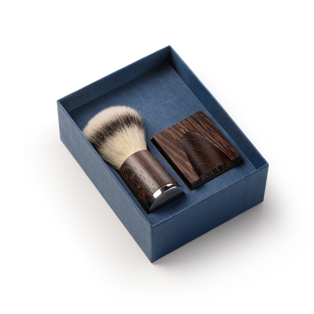 mondial-1908-mythos-set-barba-in-legno-weng-con-pennello-ecosilvertip-supporto image 2