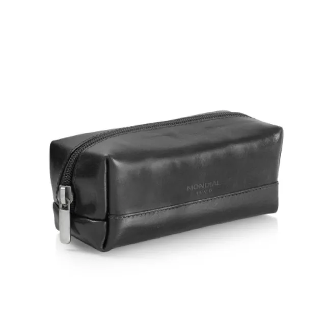 mondial-1908-mini-beauty-da-viaggio-in-pelle-toscana-16x8-cm-testa-di-moro-nero image 1