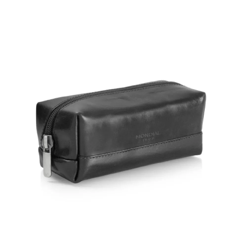 mondial-1908-mini-beauty-da-viaggio-in-pelle-toscana-16x8-cm-testa-di-moro-nero image 1