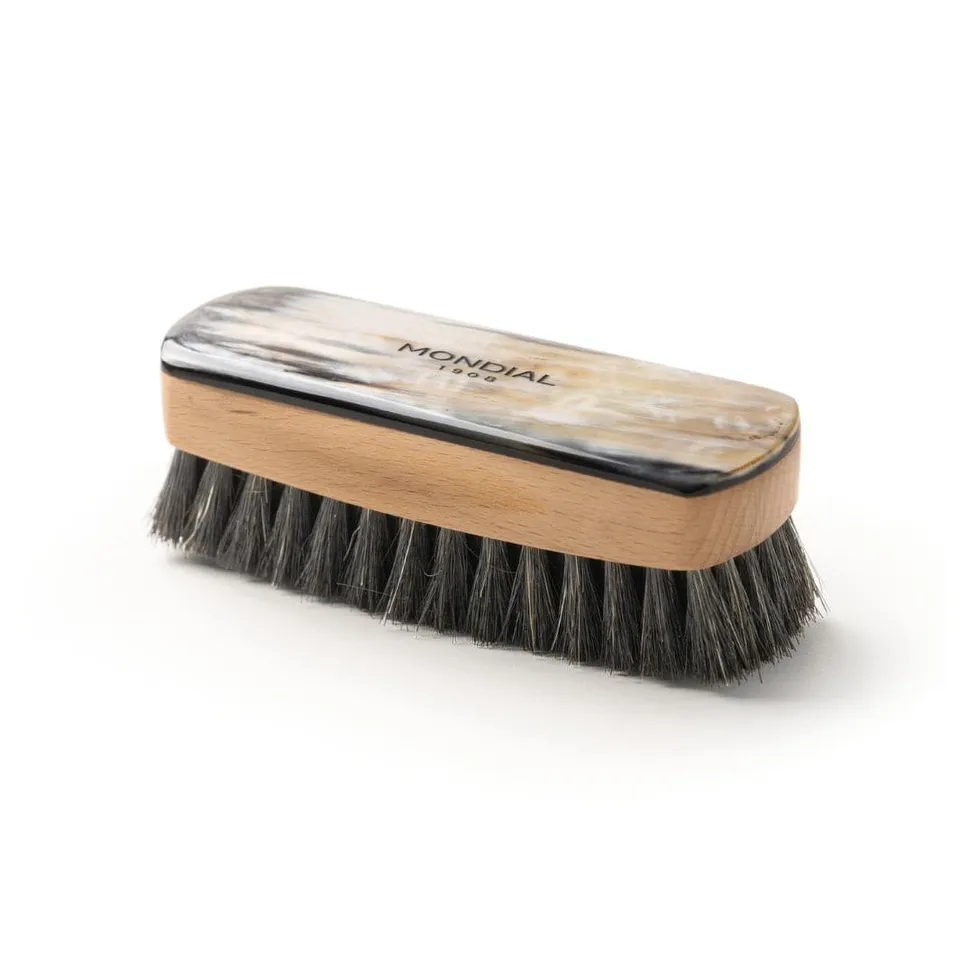 mondial-1908-spazzola-da-scarpe-rettangolare-120-mm-in-corno-naturale-e-setola-n image 1