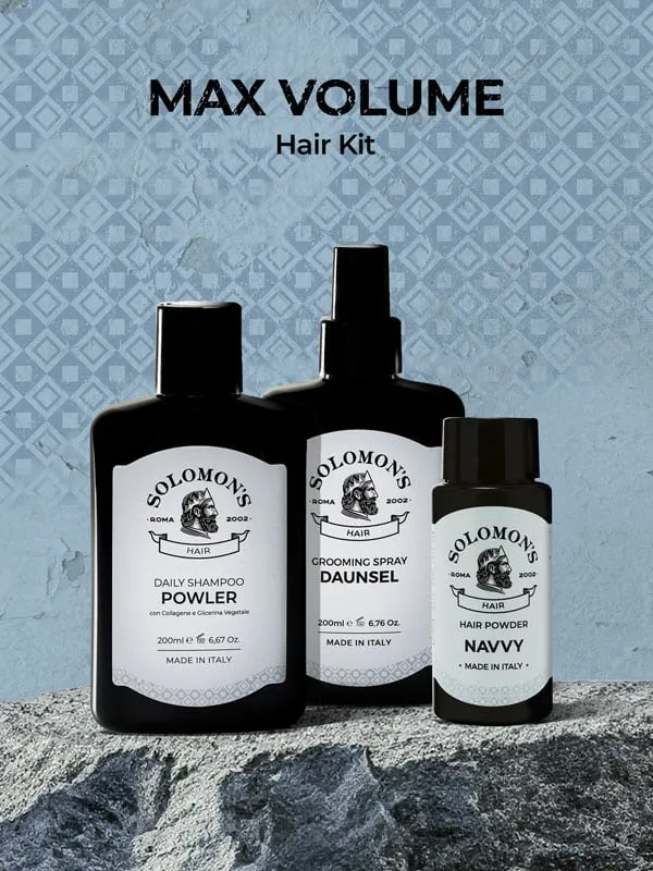solomon-s-beard-kit-capelli-max-volume-shampoo-spray-volumizzante image 1