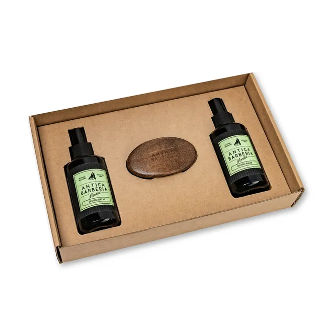 mondial-1908-set-regalo-cura-barba-sapone-balsamo-leave-in-spazzola image 1