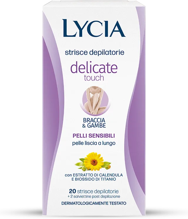 lycia-strisce-depilatorie-delicate-touch-braccia-e-gambe image 1