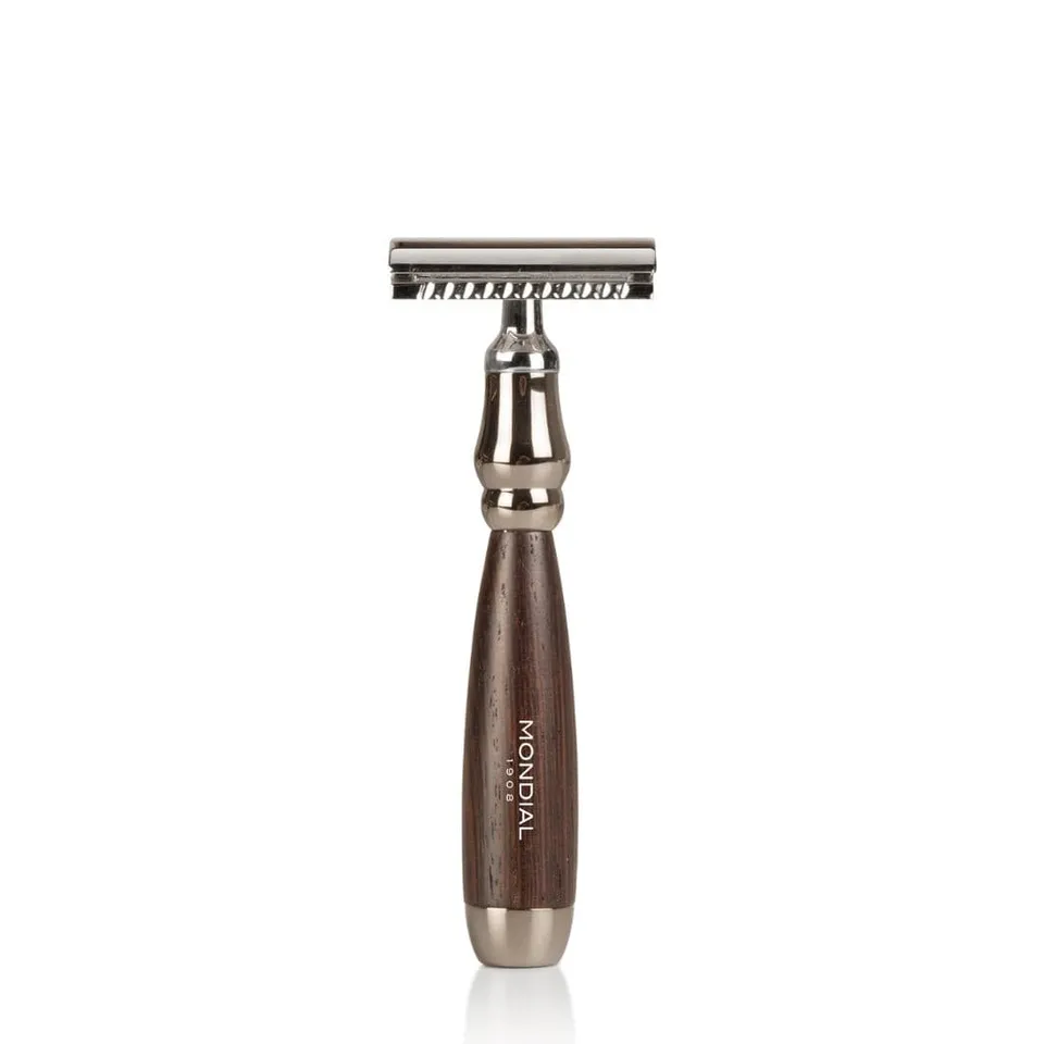 mondial-1908-rasoio-di-sicurezza-prestige-con-manico-in-legno-weng-naturale image 1