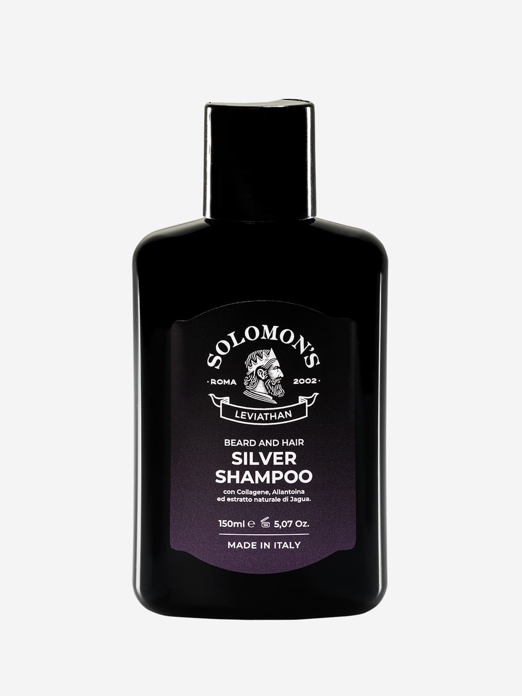 solomon-s-beard-shampoo-barba-e-capelli-silver-leviathan-antigiallo image 1