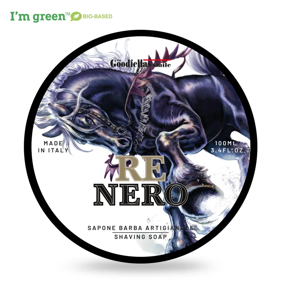the-goodfellas-smile-re-nero-sapone-da-barba-in-vaso-100-ml image 1