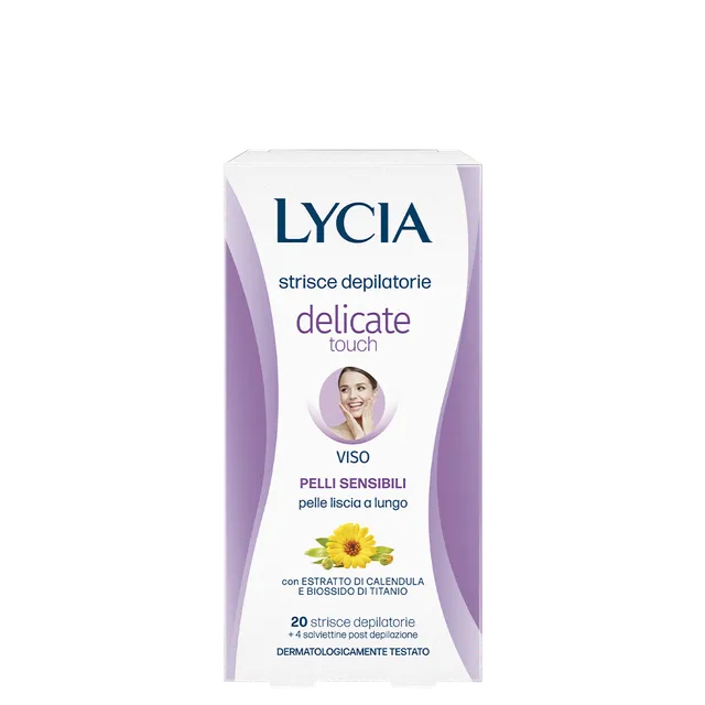 lycia-delicate-touch-strisce-depilatorie-viso image 1