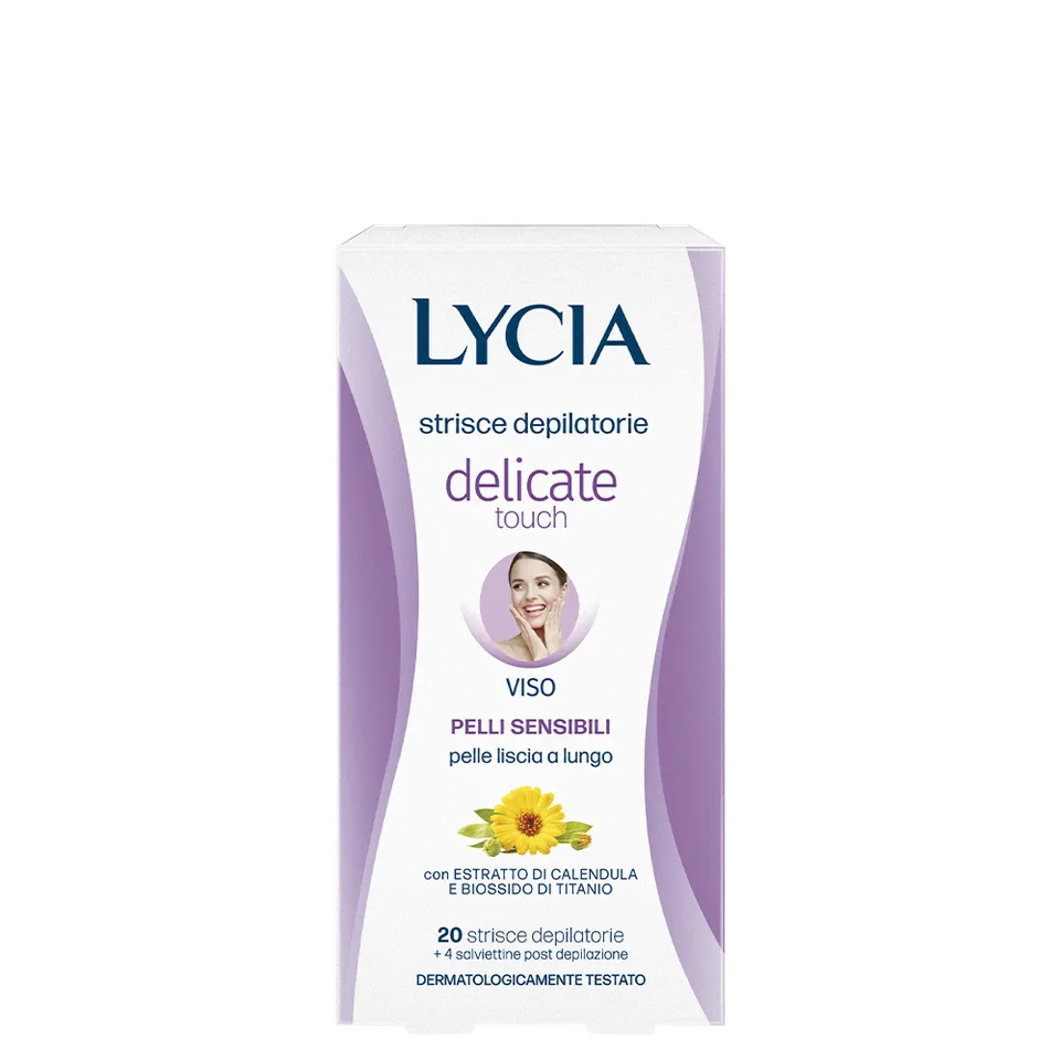 lycia-delicate-touch-strisce-depilatorie-viso image 1