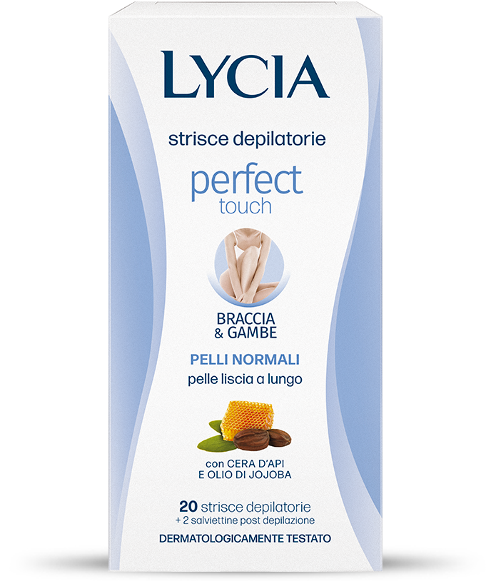 lycia-perfect-touch-strisce-depilatorie-braccia-e-gambe image 1