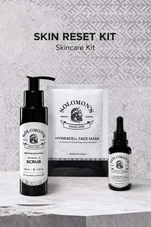 solomon-s-beard-skin-reset-kit-kit-detox-viso-uomo-scrub-maschera image 1
