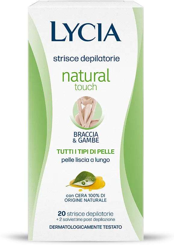 lycia-natural-touch-strisce-depilatorie-braccia-gambe image 1