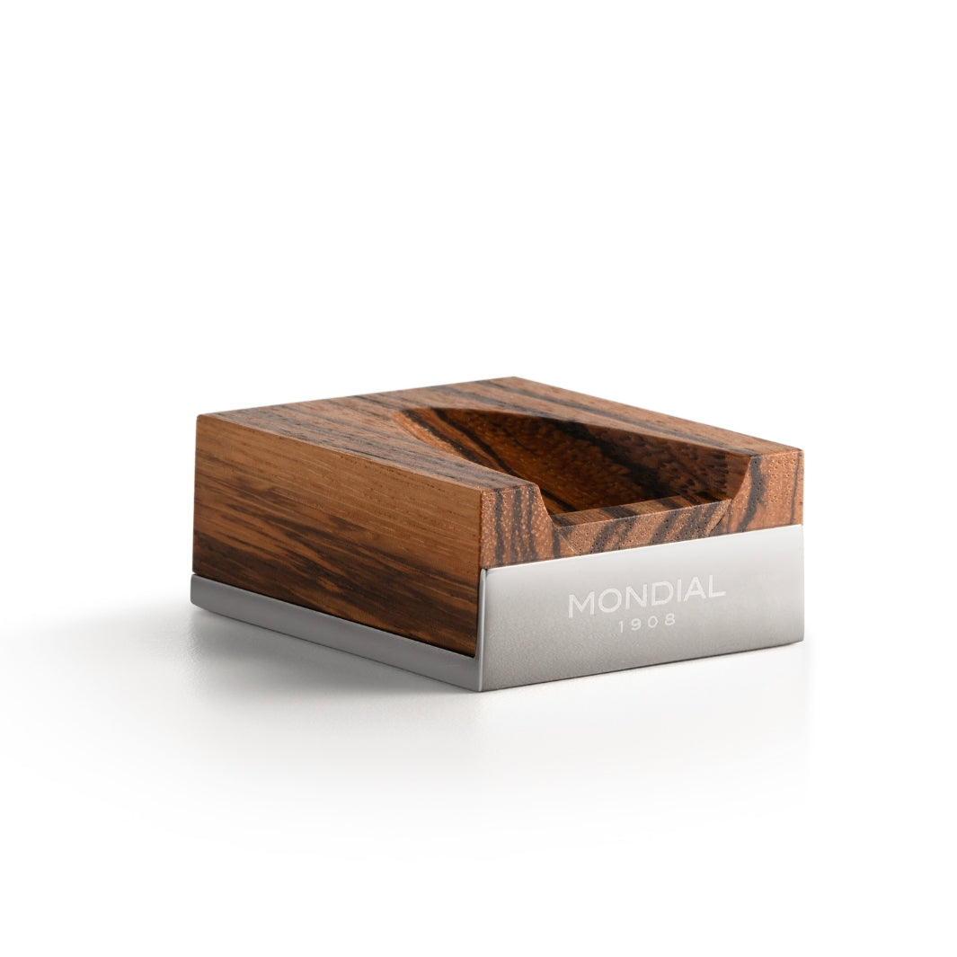 mondial-1908-mythos-stand-porta-pennello-in-legno-zebrano image 1