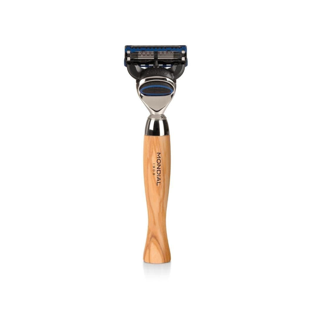 mondial-1908-heritage-set-da-barba-in-olivo-con-pennello-super-badger-e-rasoio-a image 2