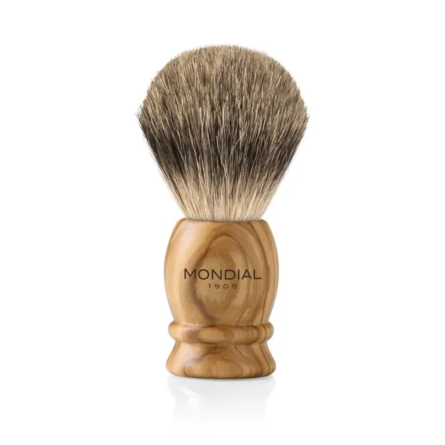 mondial-1908-pennello-da-barba-luxury-olivo-best-badger image 1