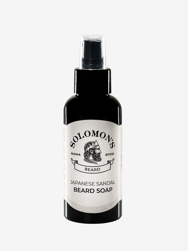solomon-s-beard-shampoo-barba-sandalo-giapponese-formula-green image 1