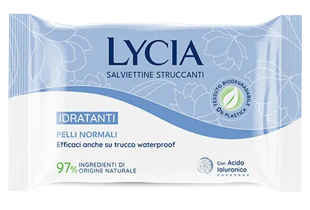 lycia-salviettine-struccanti-idratanti-60-pz-waterproof image 1