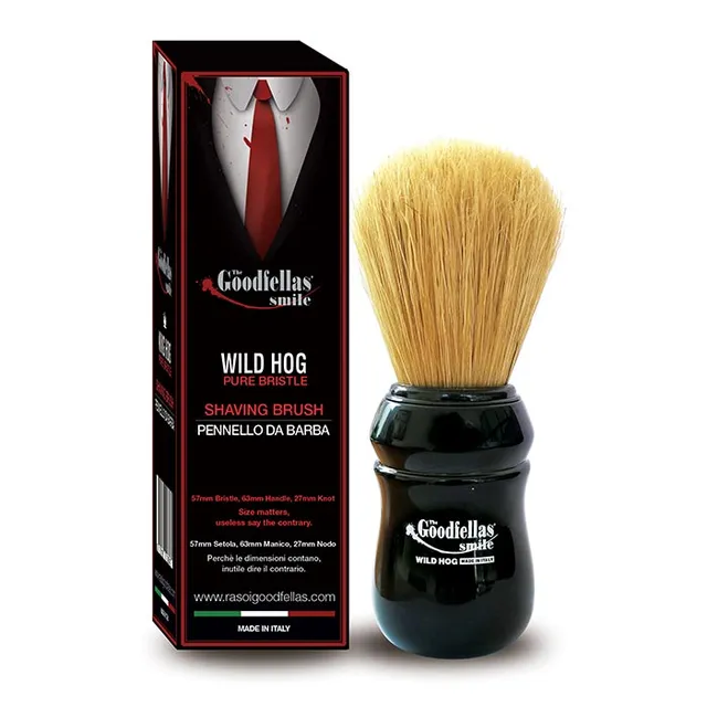 the-goodfellas-smile-wild-hog-pennello-da-barba-in-pura-setola-27mm image 1