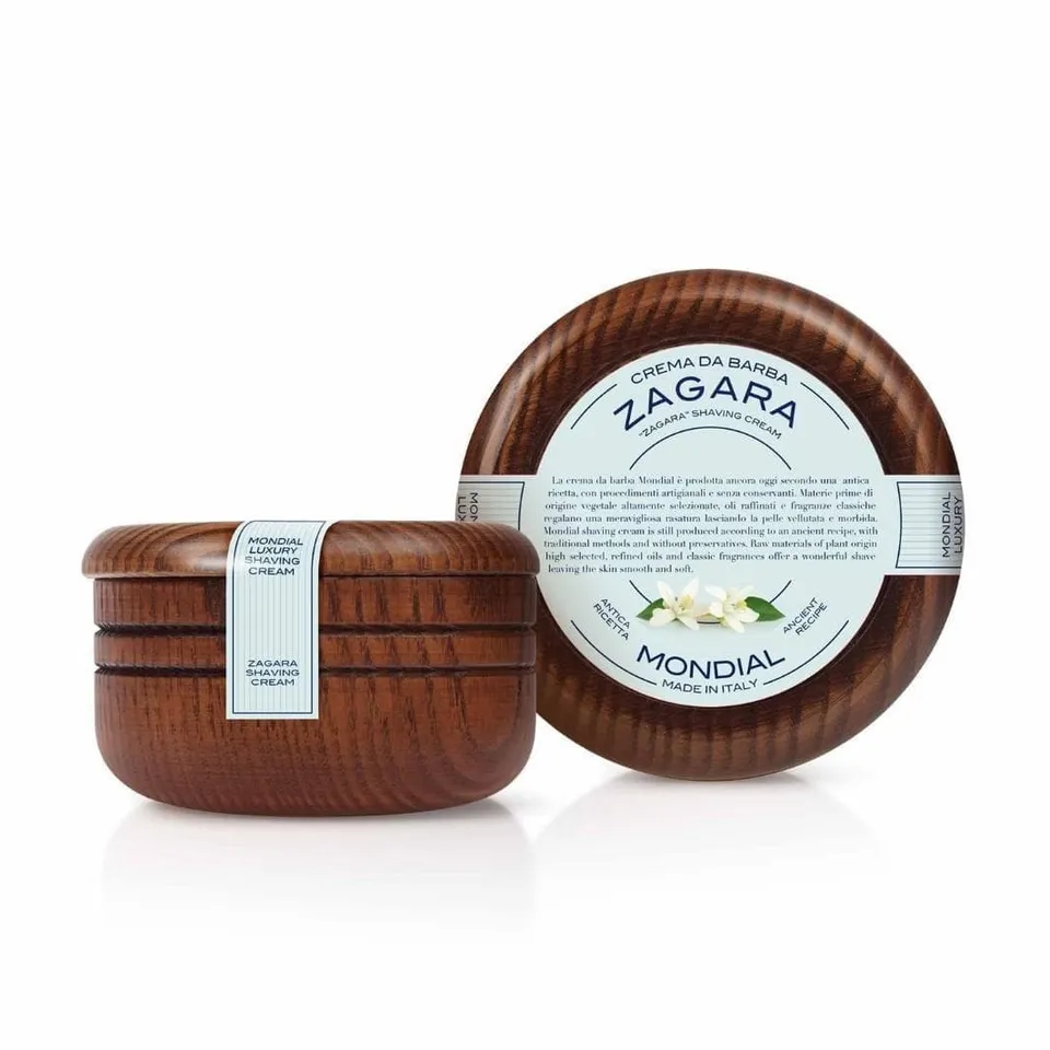 mondial-1908-zagara-crema-da-barba-in-ciotola-di-legno-140-ml image 1