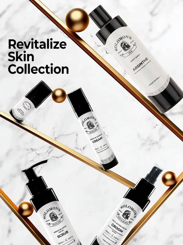 solomon-s-beard-revitalize-skin-special-collection-kit-skincare-uomo-4-pezzi image 1
