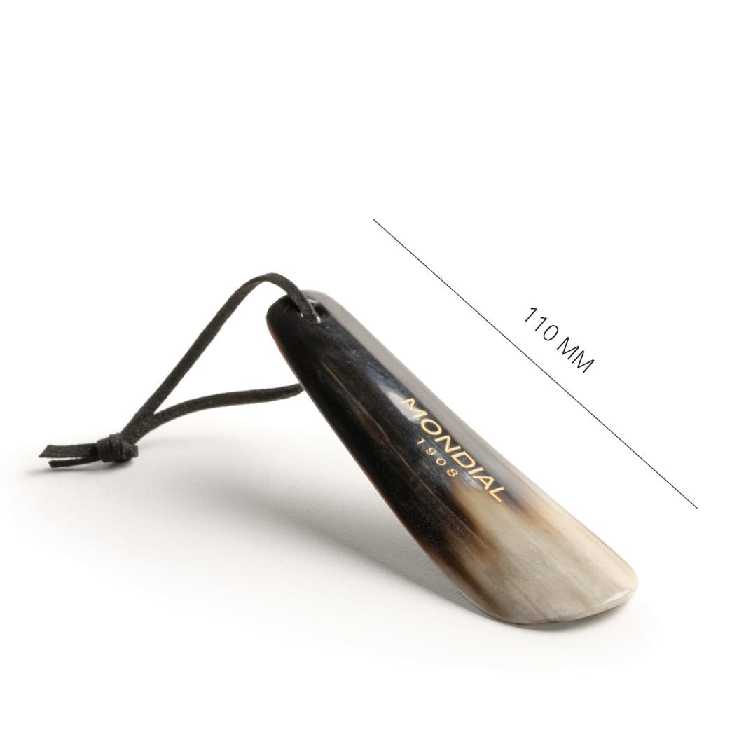 mondial-1908-calzascarpe-piccolo-in-corno-naturale-110-mm-con-laccetto-in-pelle image 3