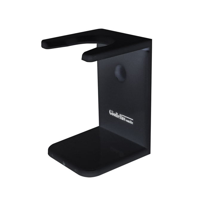 the-goodfellas-smile-supporto-pennello-da-barba-nero-in-plastica image 1
