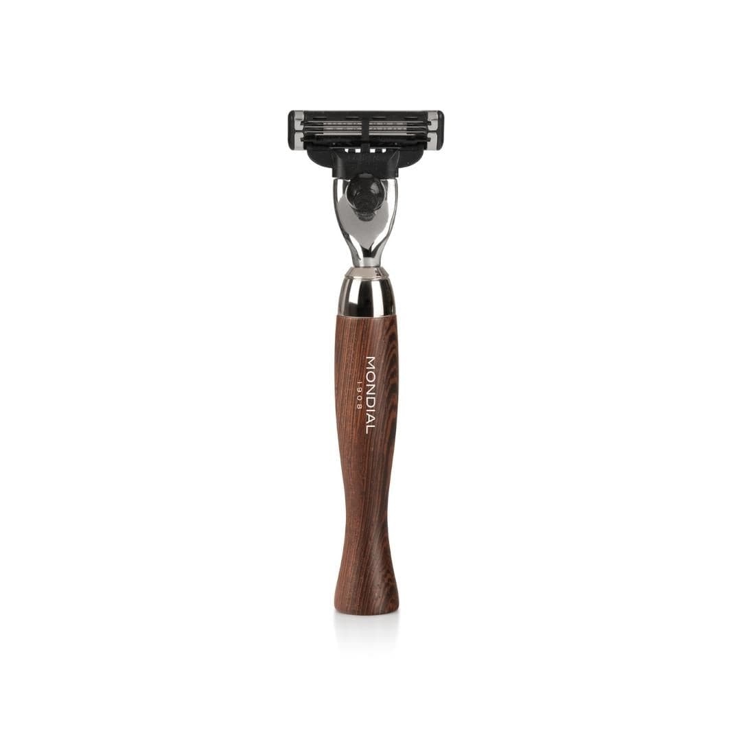 mondial-1908-heritage-set-da-barba-weng-super-badger-con-supporto-e-rasoio image 4