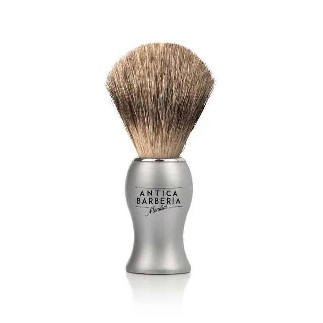 mondial-1908-titan-pennello-da-barba-alluminio-satinato-best-badger image 1