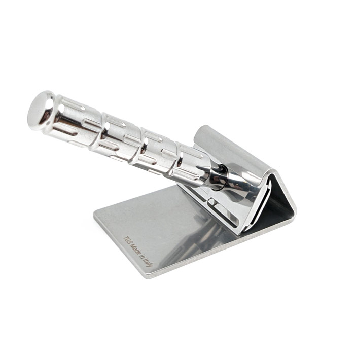 the-goodfellas-smile-syntesi-stand-per-rasoio-di-sicurezza-in-acciaio-inox image 1