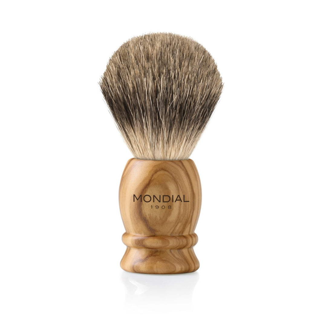 mondial-1908-pennello-da-barba-luxury-olivo-best-badger image 1