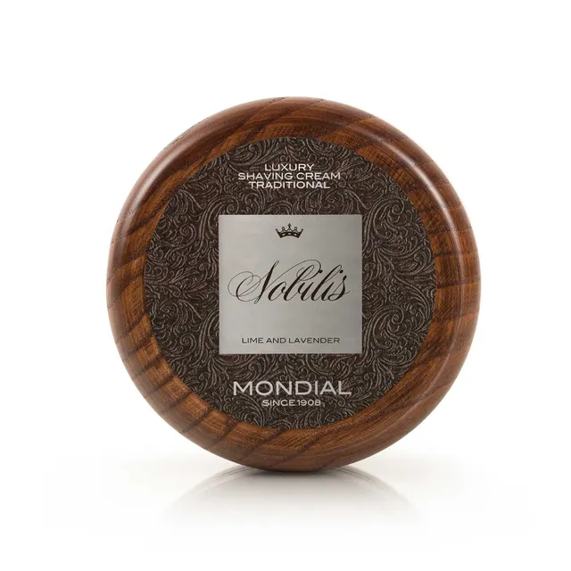 mondial-1908-nobilis-crema-da-barba-in-ciotola-di-legno-140-ml image 1