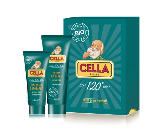 cella-milano-1899-set-rasatura-biologico-crema-150-ml-balsamo-dopobarba-100-ml image 1